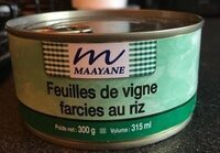Feuilles de vigne farcies au riz