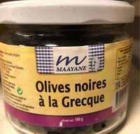 Olives noires à la grecque