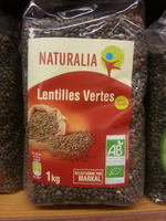 Lentilles vertes