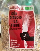 Muesli raisins noisettes amandes