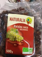 Raisins secs sultanines bio
