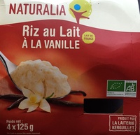 Riz au lait à la vanille