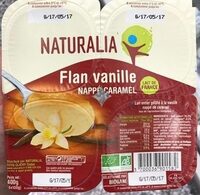 Flan vanille nappé caramel