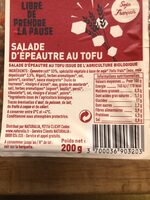 Salade d'épeautre au tofu
