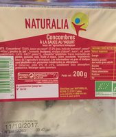Concombre a la sauce yaourt
