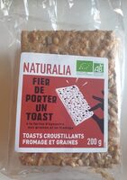Toasts croustillants Fromage et graines