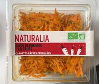 Carottes râpées et persillées