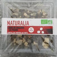 Lentilles vertes au tofu
