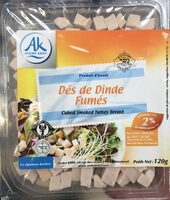 Dés de dinde Fumés