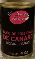 Bloc de foie gras de canard