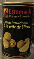 Olives vertes à la pâte de citron