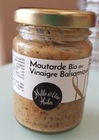 Moutarde bio au vinaigre balsamique