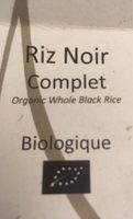 Riz noir complet biologique