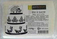 Pâte à sucre / blanc goût vanille