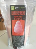 Sucre rouge barbe à papa