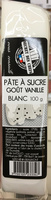 Pâte à sucre goût vanille blanc