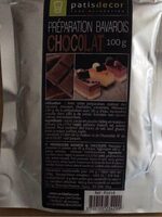 Preparation Bavarois Chocolat