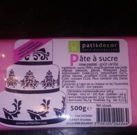Pâte à sucre patisdecor