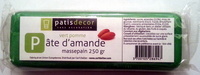 Pâte d'amande vert pomme