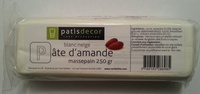 Pâtes d'amande blanc neige