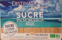Sucre en morceaux roux