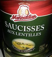 Saucisses aux lentilles