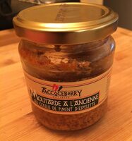 Moutarde à l’ancienne au coulis de piment d’espelette