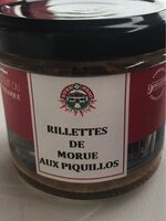 Rillettes de morue aux piquillos