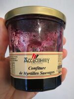 Confiture de myrtilles sauvages