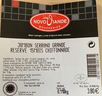 Jambon serrano grande reserve 15 mois