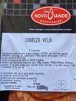Chorizo vela