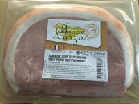 Jambon cuit superieur issu porc aveyronnais
