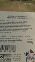 Jambon cuit superieur