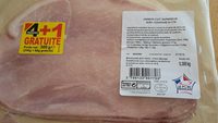 Jambon cuit supérieur avec couenne
