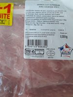 Jambon cuit supérieur avec couenne