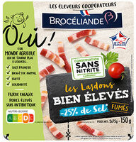 Lardons Bien Élevé fumés taux de sel réduit
