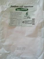 Jambon cuit supérieur sans couenne