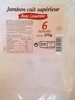Jambon cuit supérieur