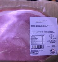 Jambon cuit superieur avec couenne
