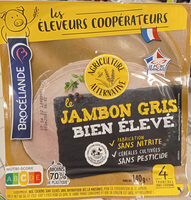 Le jambon gris Bien Élevé découenné dégraissé