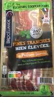 Les fines tranches de poitrine fumée