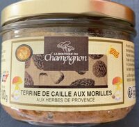 Terrine de caille aux morilles