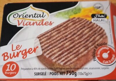 Le burger (halal)