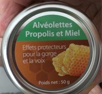 Alveolettes propolis et miel