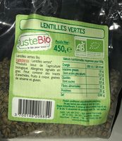 Lentilles vertes