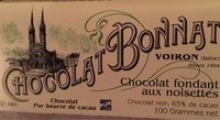 Chocolat fondant aux noisettes