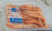 Crevettes sauvages entières cuites réfrigérées