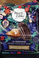 La Madeleine coque chocolat noir Epices de Noel