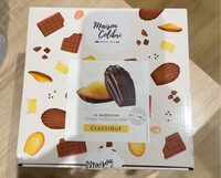 Madeleine moulée coque chocolat noir