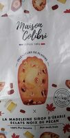 Madeleine au sirop d'érable et aux éclats de noix de pécan